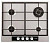 Газовая варочная панель AEG (АЕГ) HG 654441 SM