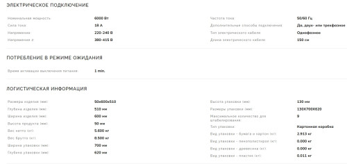 Электрическая варочная панель Smeg (Смег) SE464TB