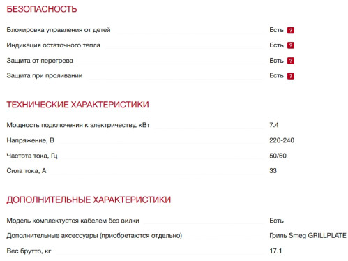 Индукционная варочная панель Smeg (Смег) SISL7845X
