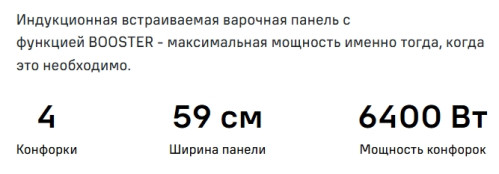 Индукционная варочная панель MAUNFELD CVI594WH