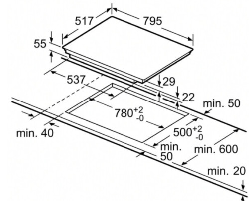 Индукционная варочная панель NEFF (Нефф) T48BT00N0