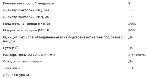 Индукционная варочная панель Meferi (Мефери) MIH302WH COMFORT PLUS