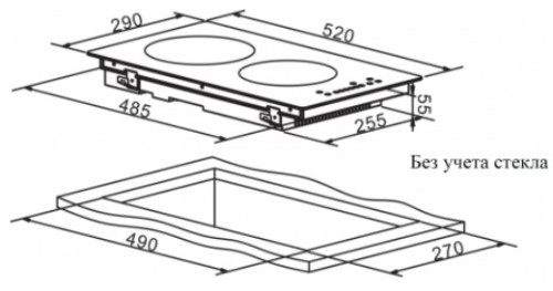 Индукционная варочная панель Weissgauff (Вайсгауф) HI 32 BA