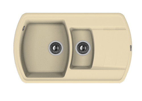 Кухонная мойка Florentina (Флорентина) Нире 860К, шампань