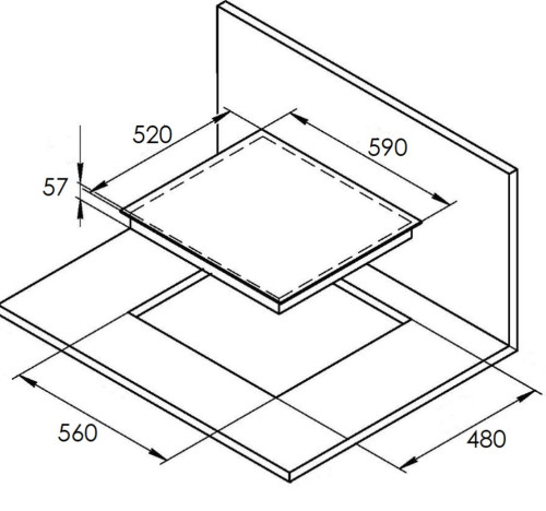 Индукционная варочная панель MONSHER (Моншер) MHI 6112