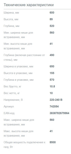Газовая варочная панель Gorenje (Горенье) GW641XHF