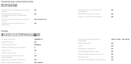 Индукционная варочная панель Smeg (Смег) SIM3964MB