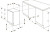 Встраиваемая посудомоечная машина Meferi (Мефери) MDW4562 LIGHT