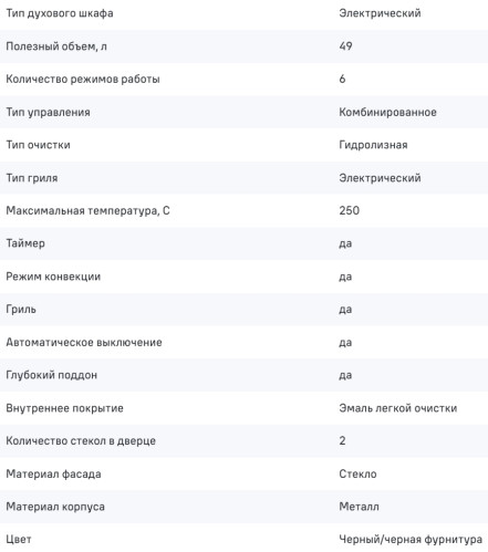 Электрический духовой шкаф MAUNFELD (Маунфилд) EOEM516PB2