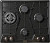 Газовая варочная панель Korting (Кёртинг) HG 6115 CTRN