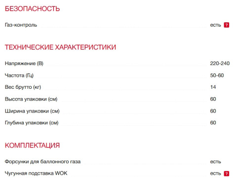 Газовая варочная панель Kaiser (Кайзер) KCG 4384 Turbo