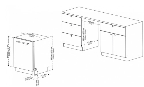 Встраиваемая посудомоечная машина Korting (Кёртинг) KDI 60488