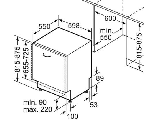 Встраиваемая посудомоечная машина Bosch (Бош) SMV4EVX00E