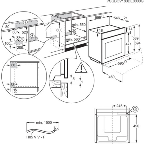 Электрический духовой шкаф Electrolux (Электролюкс) KOEAP31WT