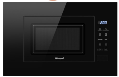 Встраиваемая микроволновая печь Weissgauff (Вайсгауф) HMT-206 Compact Grill