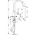Смеситель для кухни Hansgrohe Talis classic с выдвижным изливом высота 380 мм (14863000)