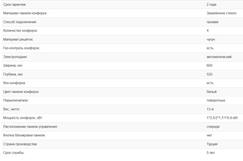 Газовая варочная панель Weissgauff (Вайсгауф) HGG 640 WGV