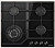 Газовая варочная панель MONSHER (Моншер) MGG 63 Noir