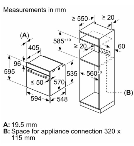 Электрический духовой шкаф Bosch (Бош) HRG232EB3