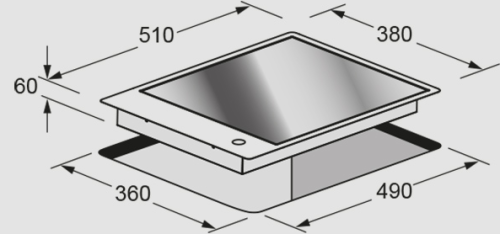 Индукционная варочная панель Fulgor-Milano (Фулгор-Милано) CPH 401 ID X