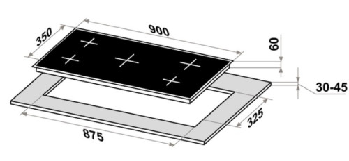 Индукционная варочная панель MAUNFELD CVI904SFLBK