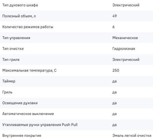 Электрический духовой шкаф MAUNFELD (Маунфилд) EOEC516PB