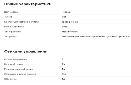 Вытяжка GEFEST (Гефест) ВО 2601 К41