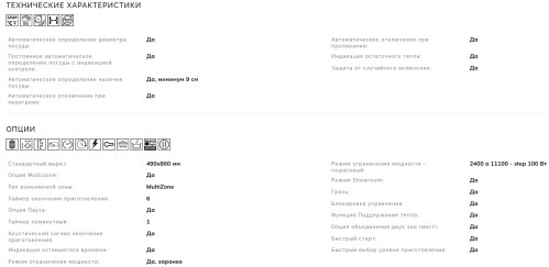 Индукционная варочная панель Smeg (Смег) SIM1964DG