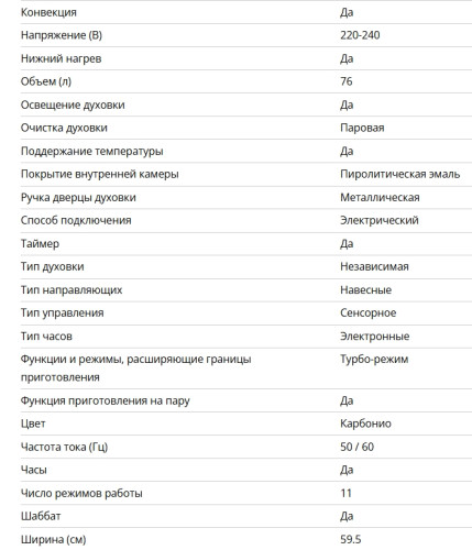 Электрический духовой шкаф Bertazzoni (Бертаззони) F6011PROVTN