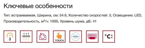Встраиваемая вытяжка Kuppersberg (Купперсберг) INTOUCH 60 W