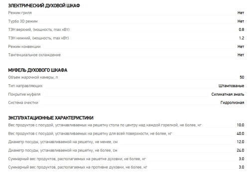 Комбинированная плита DARINA (Дарина) 1B KM441 301 W