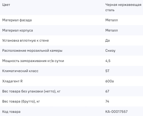 Холодильник MAUNFELD (Маунфилд) MFF200NFSBE