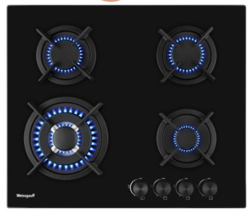 Газовая варочная панель Weissgauff (Вайсгауф) HGG 640 BGB