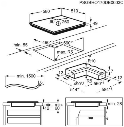 Индукционная варочная панель AEG (АЕГ) IKE64441IB