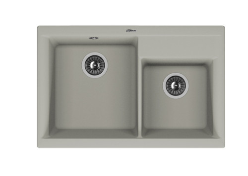 Кухонная мойка Florentina (Флорентина) Касси 780, грей