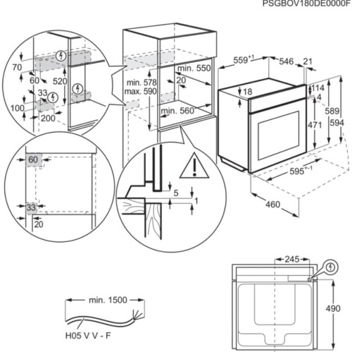 Электрический духовой шкаф Electrolux (Электролюкс) OKE6P71X