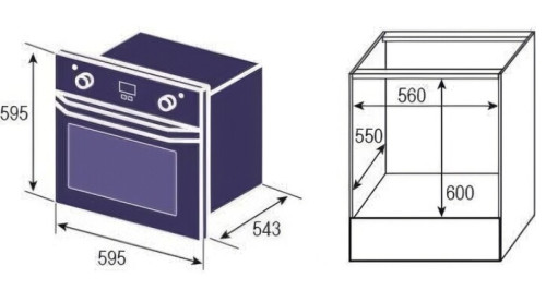 Электрический духовой шкаф KANZLER (Канцлер) O 546 W