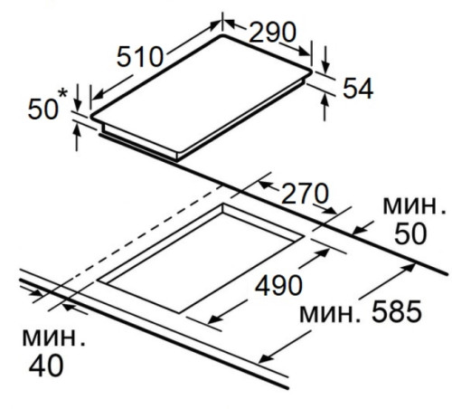 Электрическая варочная панель MAUNFELD (Маунфилд) AVCE3024SBK