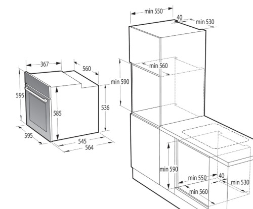 Электрический духовой шкаф Gorenje (Горенье) BO6735CLI