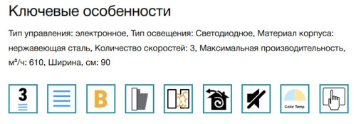 Вытяжка Falmec (Фалмек) Lumen NRS 90