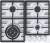 Газовая варочная панель Gorenje (Горенье) GW641ZW