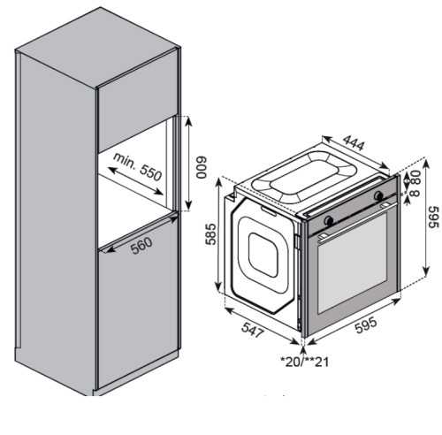 Электрический духовой шкаф Kuppersberg (Купперсберг) KSO 610 B