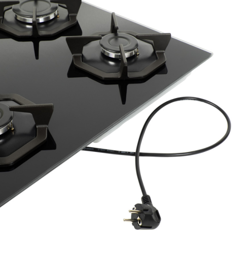 Газовая варочная панель MAUNFELD (Маунфилд) EGHG.64.2CB/G черный + ВИДЕО О ТОВАРЕ