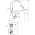 Смеситель для кухни Hansgrohe Talis S variarc с выдвижным изливом (14877000)