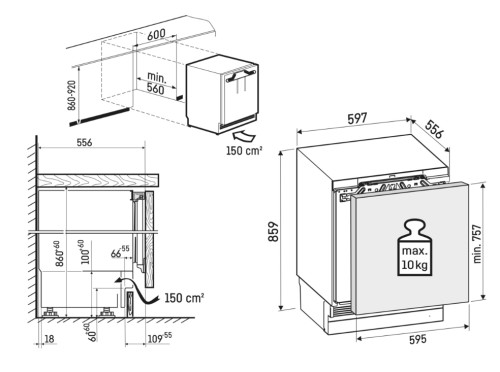 Встраиваемый холодильник Liebherr (Либхер) URPc 375i