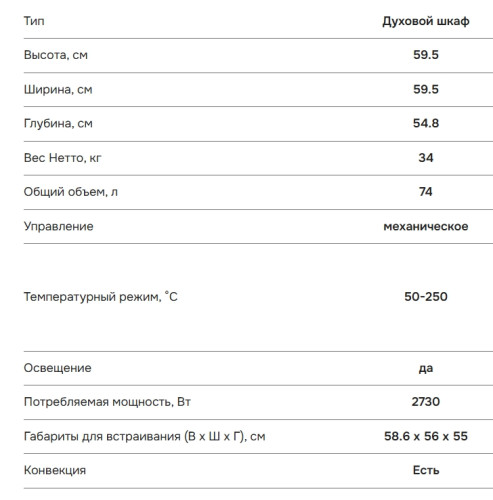 Электрический духовой шкаф NORDFROST (Нордфрост) HM 6080 YR