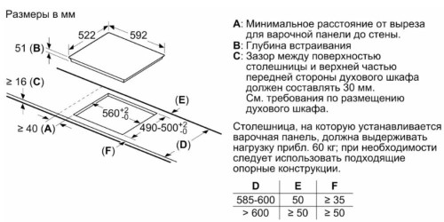 Индукционная варочная панель Bosch (Бош) PUE61KBB5E
