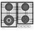 Газовая варочная панель KANZLER (Канцлер) KG 516 W