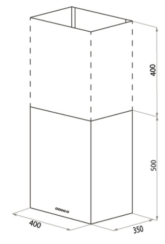 Вытяжка MAUNFELD (Маунфилд) Box Push 40 нержавеющая сталь