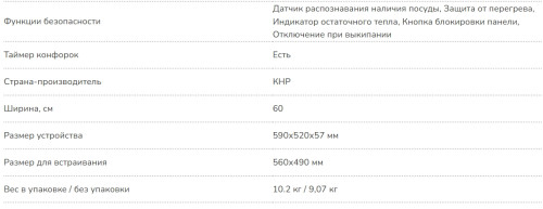 Индукционная варочная панель MILLEN (Миллен) MIH 602 BL